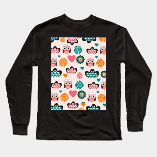 Owls and hearts Long Sleeve T-Shirt